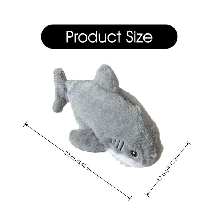 JLEivvi Shark Pencil CaseShark Pencil Pouch Cute Animal Plush Pouch Animal Case for Office Supplies