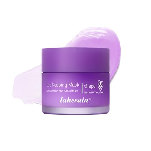 ZAMANIYA Lip Sleeping Mask,Moisturizing Lip Mask with Vitamin C,Day & Night Repair Lip Balm Improves Dry Lips,Nourishes and Moisturizes,Lightens Lip