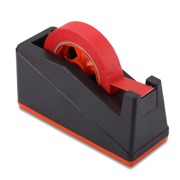 Lichamp Desktop Tape Dispenser Holder with Large 3 Inch Core for Masking Heat Transfer Painters Freezer and Kitchen Tape
