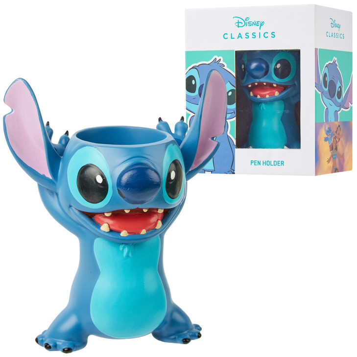 Disney Stitch 3D Pen Holder for Desk Cute Pencil Holder Desk Organizer for Office Home Storage Box Secret Santa Gifts