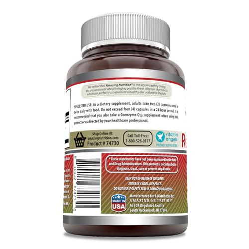 Amazing Formulas Red Yeast Rice 1200mg Per Serving Capsules Supplement | Non-GMO | Gluten Free | Made in USA (1 Pack, 180 Count)