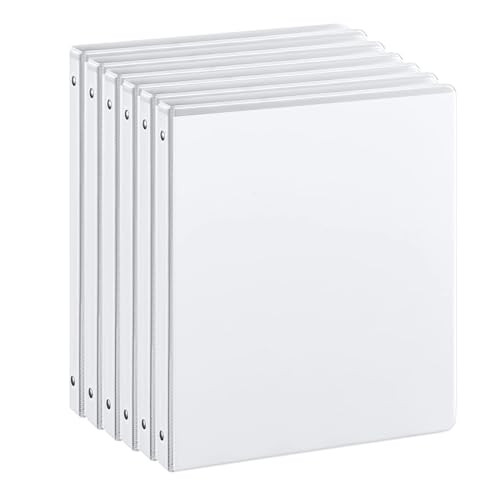 Premium 3 Ring Binder with 2 Interior Pockets Durable Binders Holds US Letter Size 85 x 11 Paper Versatile Binders for O