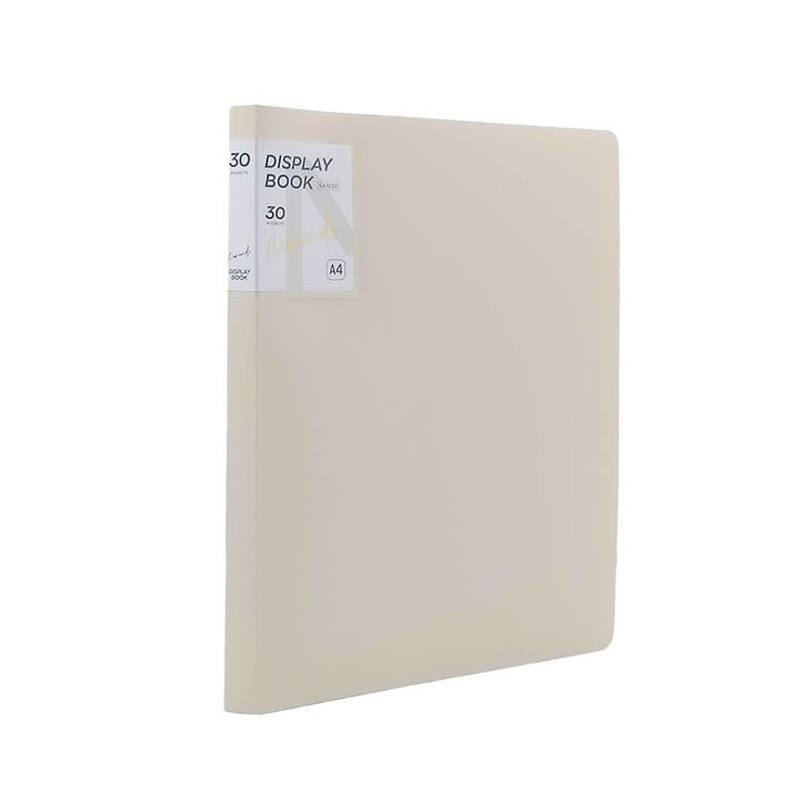 Presentation Books with Clear Sheet Protectors 30 Pockets Display 60 Pages A4 Binder Size 9x12 Yellow