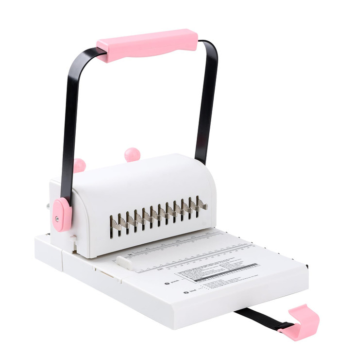 Cinch Book Binding Machine with Slide Ruler Compatible with Wire or Spiral Coils Make Professional Thick BooksNotebooksC