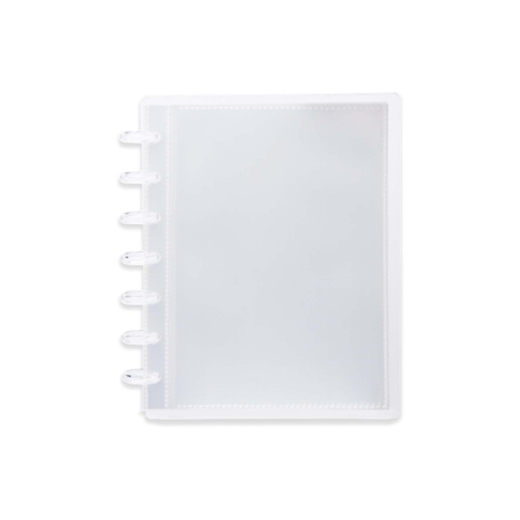 Clear Discbound Pocket Sleeves 7 Disc Sheet Protectors 20 Inner Pages PP 5x7 Pockets PET Cover Photo Card Protector Bind
