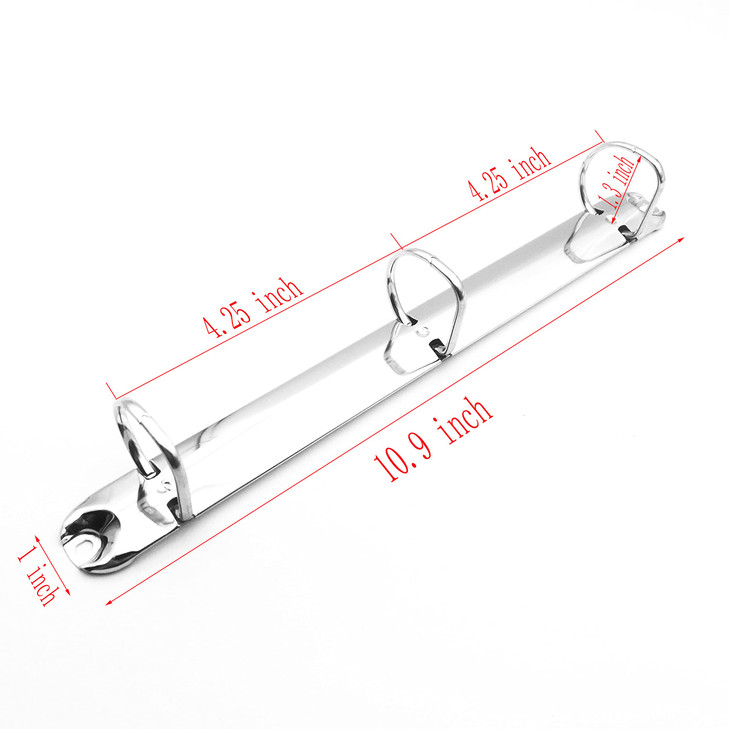 Shuokecrafts 2Pcs Metal Letter Size 3 D Rings Binder Mechanism30mm Inner Height26mm Base WidthReplacement Kit for DIY Pl