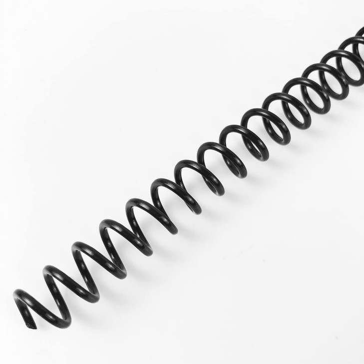 Binditek 100 Pack Plastic Spiral Binding Coils 8mm516 40 Sheet Capacity 41 Pitch Black 48Loops for Letter Size for Stude