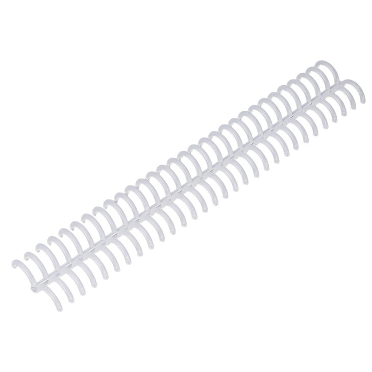10 Pcs Plastic Binding Comb 19mm Diameter 150 Sheet Capacity 30 Ring Plastic Comb Binding Spines for A4 B5 A5 Paper Note