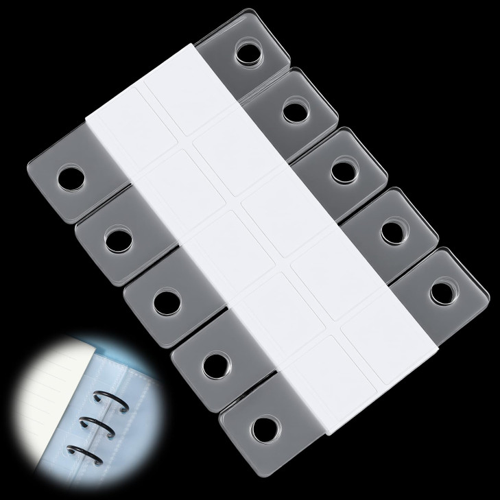 200 Pcs Clear Hole Reinforcement Stickers Self Adhesive Ring Binder Labels Sturdy Ring Binder Stickers for Documents Pho