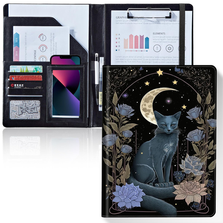 PadfolioPortfolio Folder ClipboardPadfolio ClipboardWriting Portfolio Leather with Cover for Card Holder Slot Letter Siz