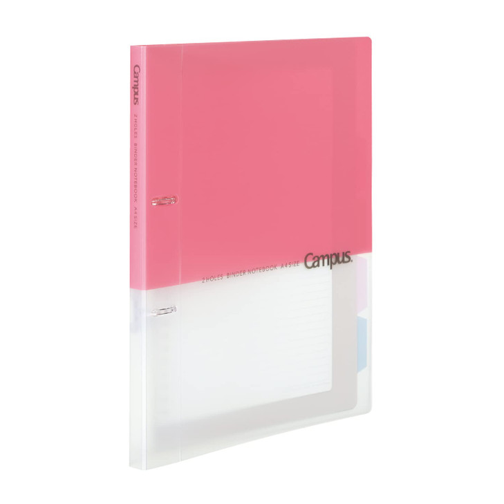 Kokuyo Campus 2Ring Loose Leaf Binder A4 2 Holes Up to 100 Sheets Pink Japan Import RUPP158P