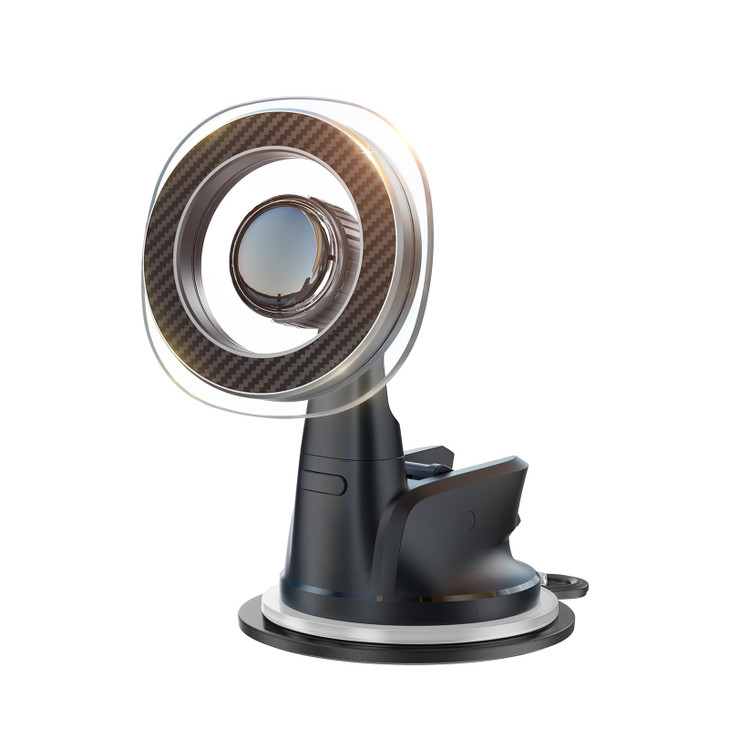 OQTIQ for Magsafe Suction Cup Phone Mount, Dashboard/Windshield Phone Mount for Car with 360 Degree Rotation and Strong Magnetic Hold, Compatible wit