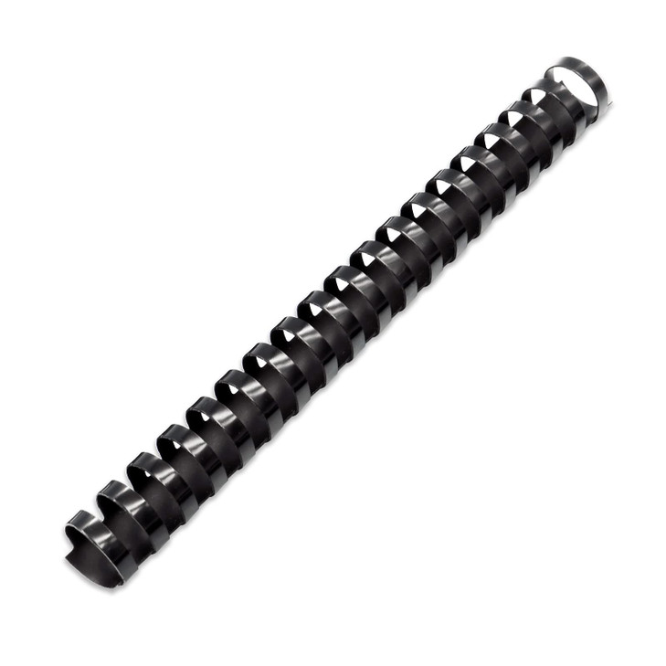 Binditek 30 Pack Plastic Binding Comb Spines 34 Inch Diameter 150 Sheet Capacity 19 Ring for Letter Size Black for Stude