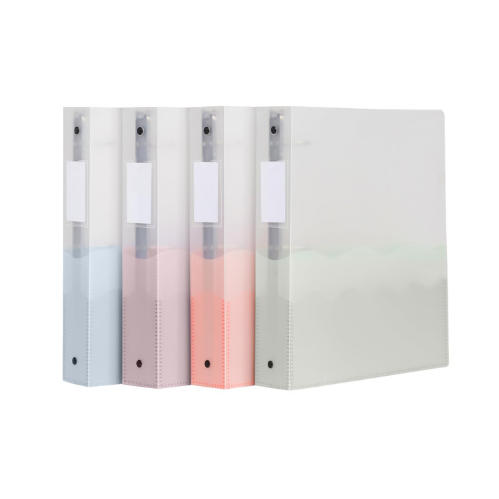 Oxford Flexible Binders Binders for School and Office Strong Flexible Poly 4 Wave Pockets Translucent Covers Holds up to