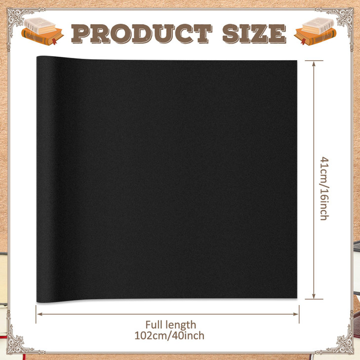 Geyoga Book Cloth Cover for Binding 40 x 16 Inch Self Adhesive Fabric Book Binding Cloth Archival Supplies for Books Alb
