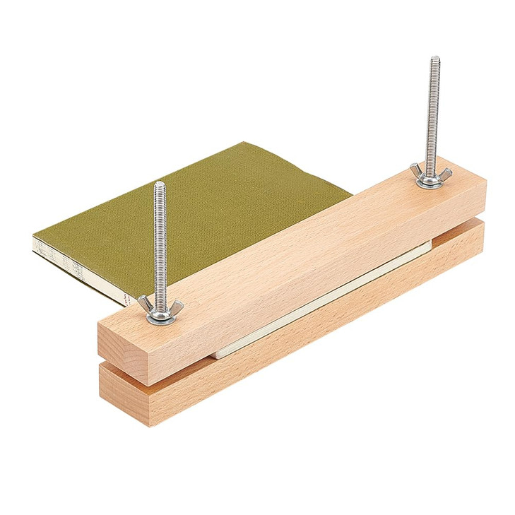 BENECREAT Wooden Beech Bookbinding Press 98x15inch Large Book Binding Tool Portable Book Press Bookbinding for Home Scho