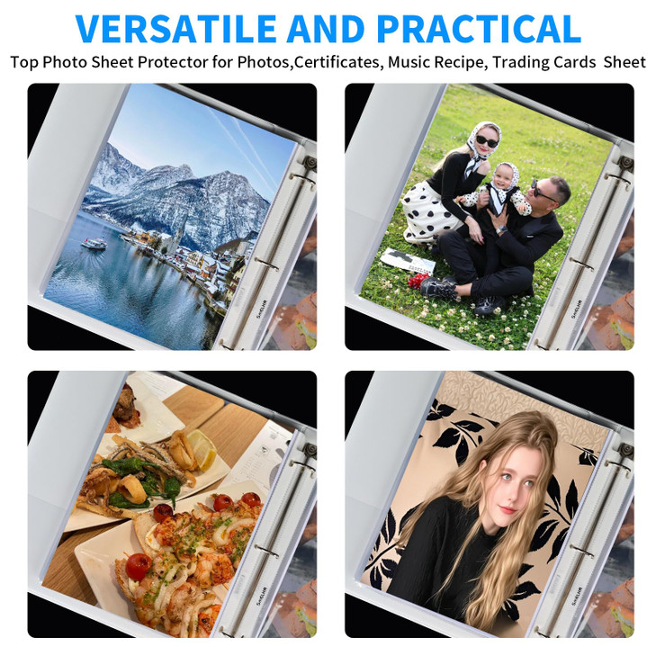 Sheet Protectors 500 PagePage Protector 85 x 11 Upgraded Clear Plastic Page Protectorsfor 3 Ring Binder Top Loading Pape