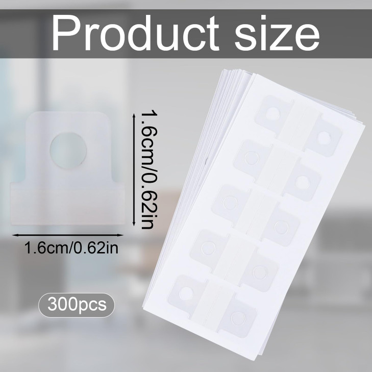 BOXOB 300pcs Binder Hole Reinforcement Stickers SelfAdhesive Hole Punch Reinforcement Labels for Loose Leaf Paper Ring B