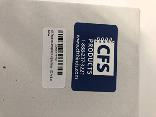 CFS Products 6mm 14 Binding Coils Coil06 PreSized to fit Letter Sized Paper 41 Pitch 4 Holes per inch 12 Long Compatible