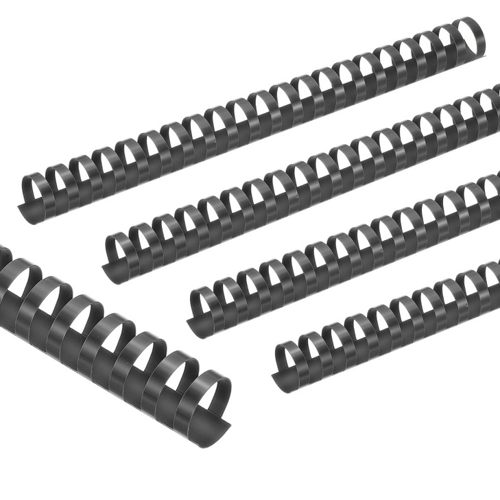 PATIKIL 25mm 1 Plastic Binding Combs 10 Pcs 21 Rings Comb Binding Spines 225 Sheet Capacity Letter Size for Binding Pape