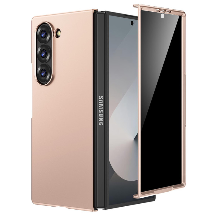 Maxdara for Z Fold 6 Case, [Built in Privacy Screen Protector] [Support Wireless Charging] [Slim Fit] Shockproof Hard PC Protective Phone Cover for G