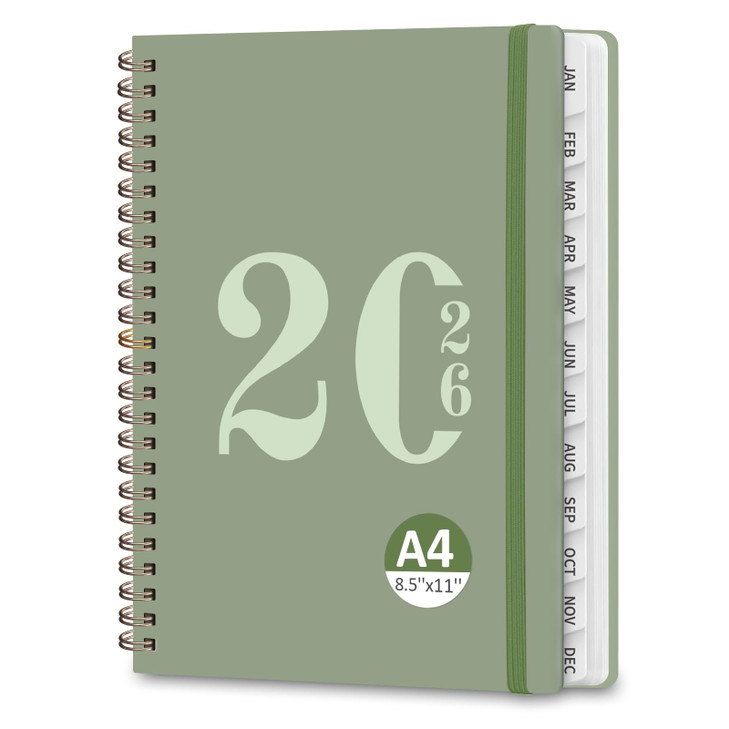2026 Planner Weekly and Monthly Calendar Agenda Book Jan 2026 Dec 2026 Hardcover Planning Academic Planner for Office Sc