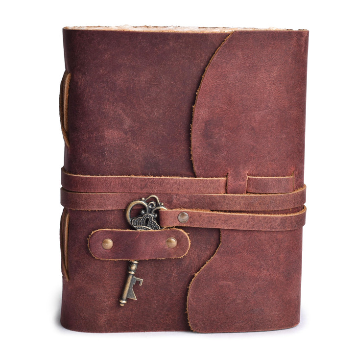 LEATHER VILLAGE Vintage Leather Journal 200 Handmade Vintage Deckle Edge Paper Leather bound Journal For Women Men Vinta