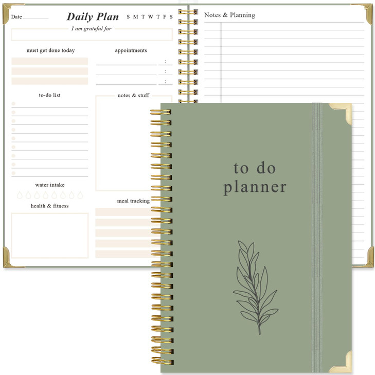 To Do List Notebook Aesthetic Daily Planner to Easily Organize Your Tasks And Boost Productivity Undated Planner for Sch