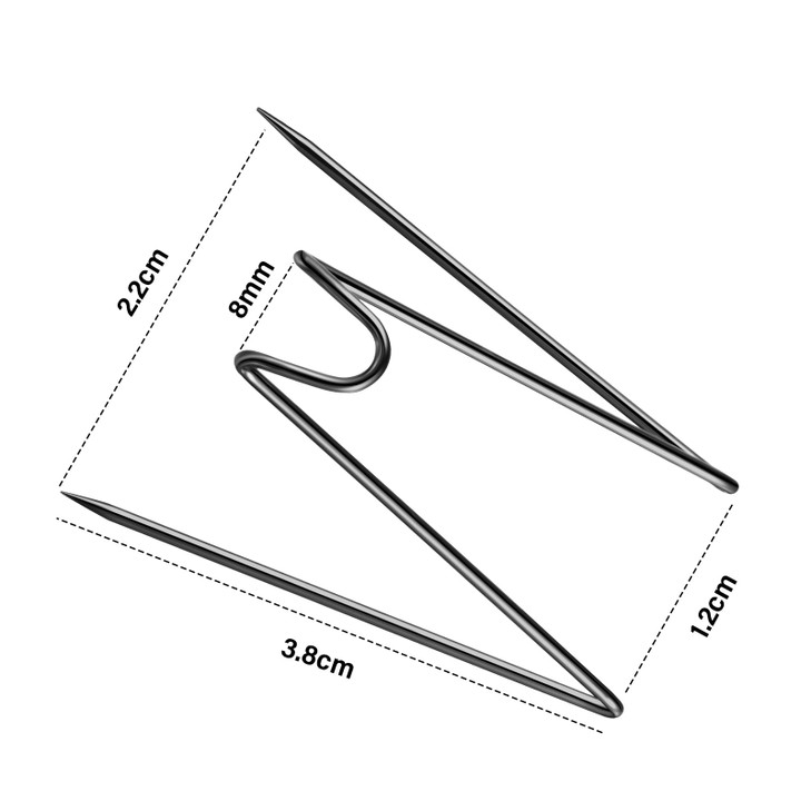 Geyoga Fabric Panel Wall Wire Hooks Cubicle Hooks with Clear Storage Box for Interior Exterior Decor for Picture Home Sc