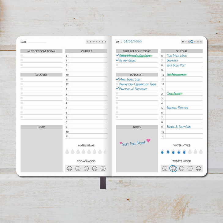 FanRan Ultimate To Do List Notebook for Boosting Productivity and Organizing Tasks Undated Daily Planner and Office Supp