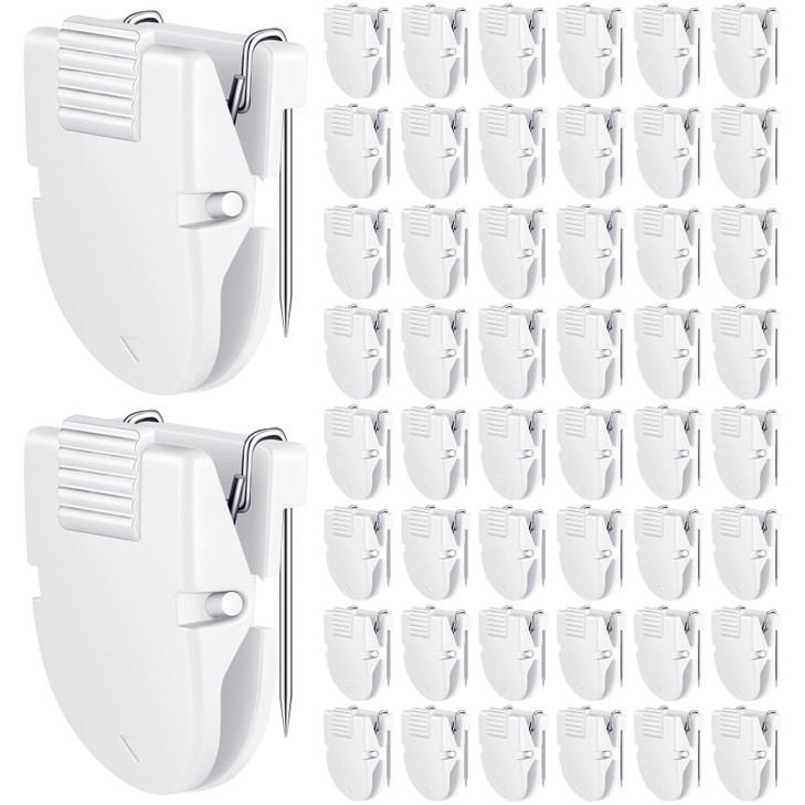 Feifeiya 50 Pcs Cubicle Clips Fabric Panel Cubicle Accessories Fabric Partition Panel Wall Clip Office Photos Wall for N