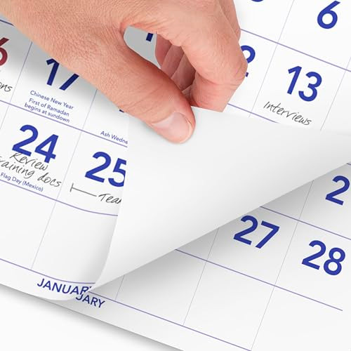ATAGLANCE 2026 Wall Calendar 12 x 27 Large Vertical 3Month Reference PM112826