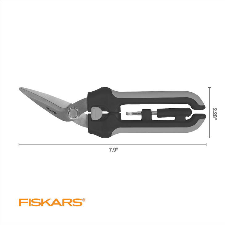 Fiskars Everyday Package Opener HeavyDuty Sharp Blades Clamshell Zip Tie Cutter Large Assorted Colors
