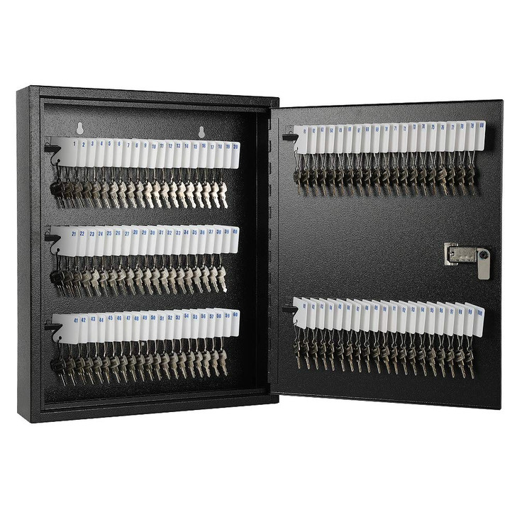KYODOLED 100Keys Key Cabinet Organizer Key Lock Box Wall Mount with Code Large Keys Storage Combination Lock Box for Hom