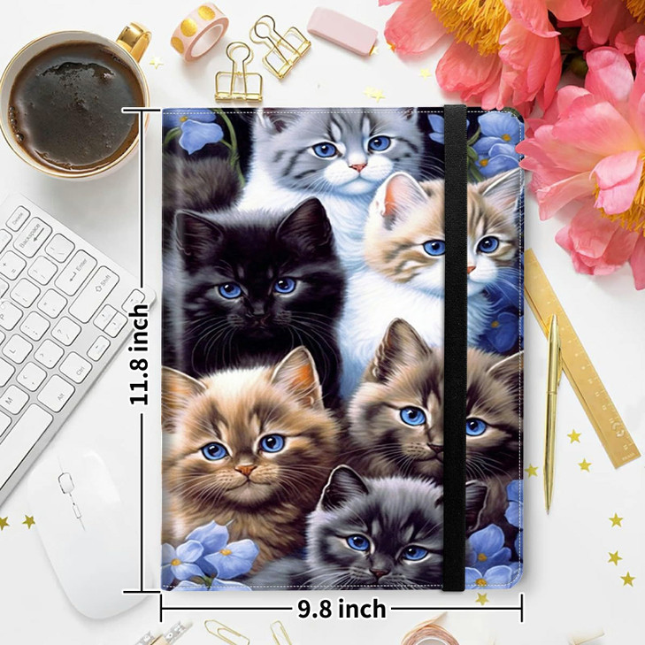 DIGTIALL Padfolio Folder with ClipboardPortfolios Organizer Clipboards with Storage Clipboard Writing Pad PU Leather Con