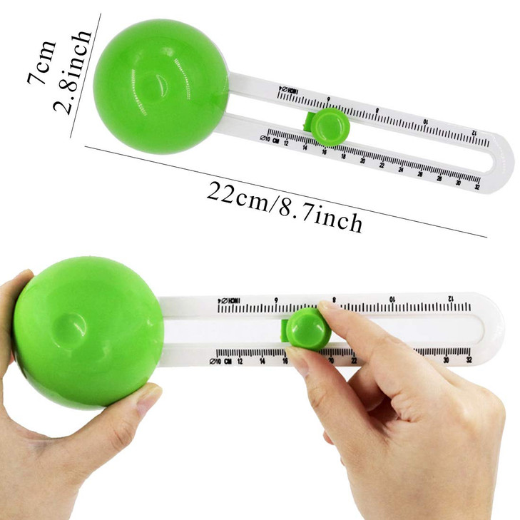 Circle Cutter Paper Trimmer Scrapbooking Circular Cutter Craft Cutting Tool Rotary Cutter for Cardstocks included 3 blad