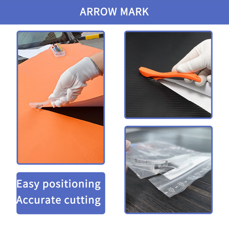 YAFIYGI 3Pack Wrapping Paper Cutter Tool Handheld Blade Slicer for Present Wrapping Easy and Safe Cutting Tool for Wrapp