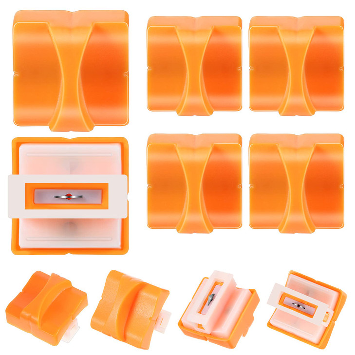 Honoson 6 Pieces Paper Cutter Replacement Blades Paper Trimmer Blades Refill Craft Cutting Replacement Blades for A4 Cut