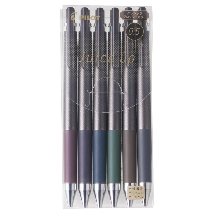 Pilot LJP120S56CCG Gel Ballpoint Pen Juice Up 05 Classic Glossy Colors 6 Colors