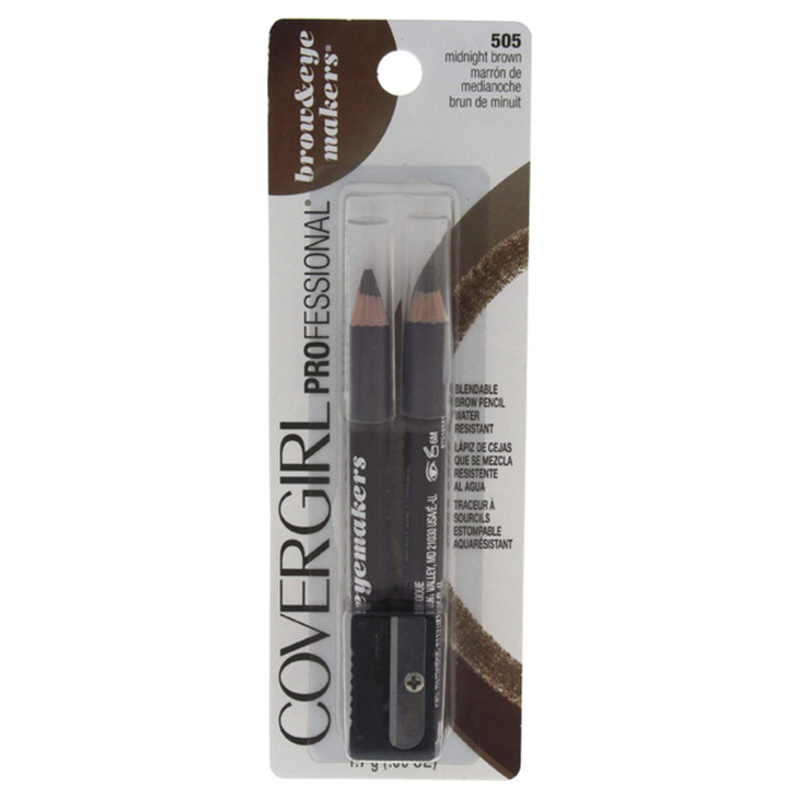COVERGIRL - Easy Breezy Brow Fill + Define Brow Pencil, Sharpener Included, Long-Lasting, Deeply
