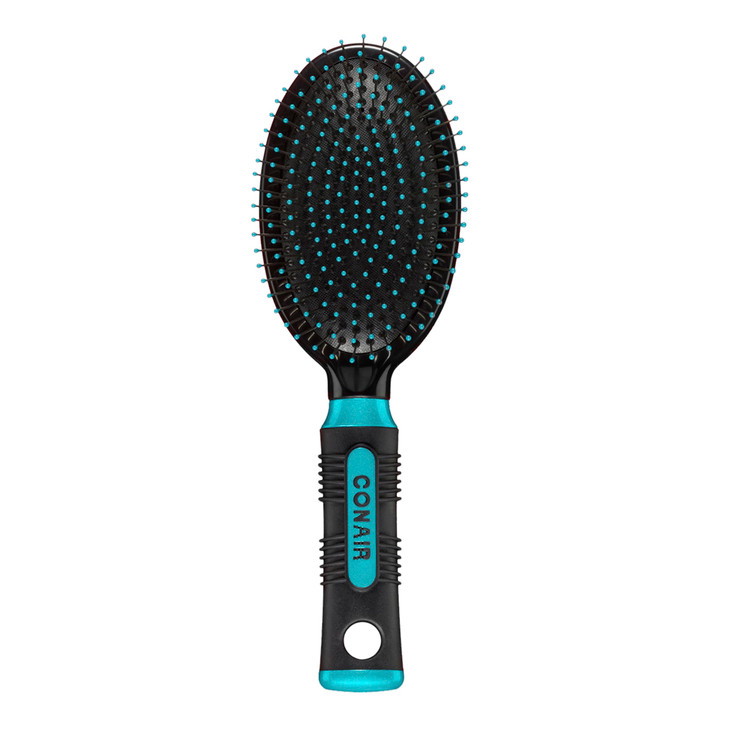 Conair Salon Results Hair Brush, Detangling Hair Brush for Men and Women, For All Hair Types, Metal