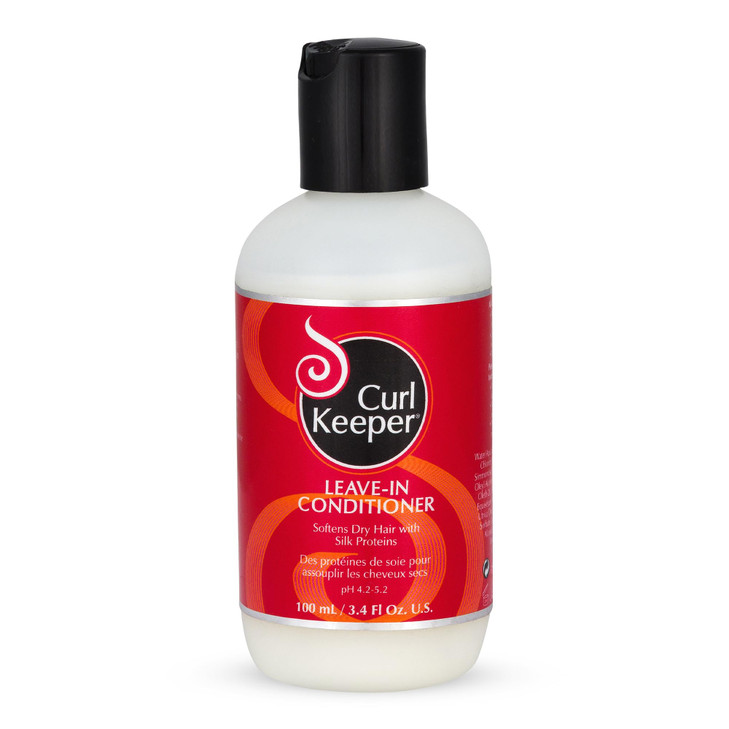 Curl Keeper Leave-In Conditioner for Curly Hair, 3.4 Fl Oz - All-Day Lightweight Moisture for All