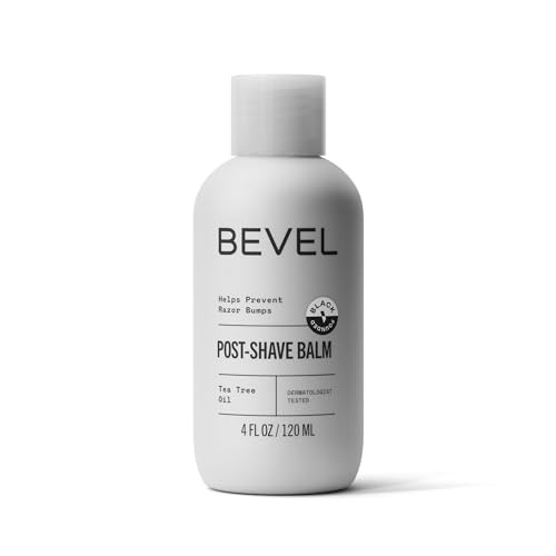 Bevel Aftershave for Men, Post Shave Balm, Razor Bump Solution for Men with Shea Butter and Jojoba
