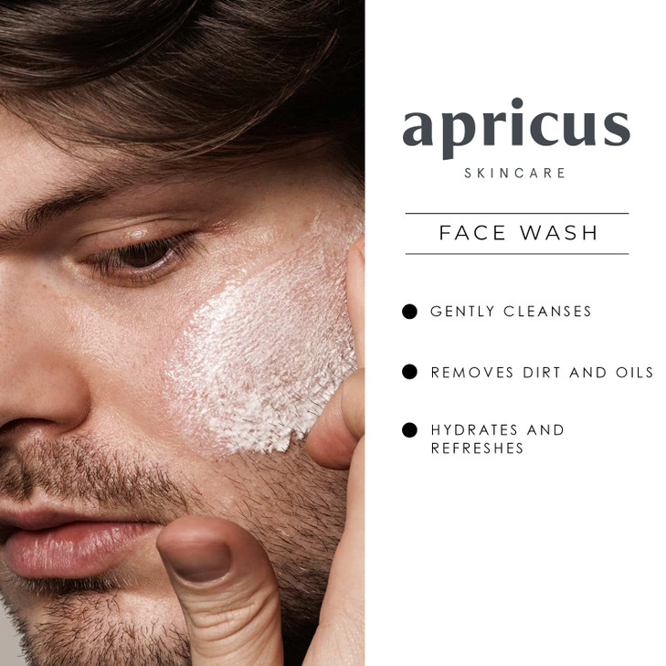 Alex Costa Mens Face Wash by Apricus Skincare Pore, Oil, and Face Cleanser for Men Acne-Fighting