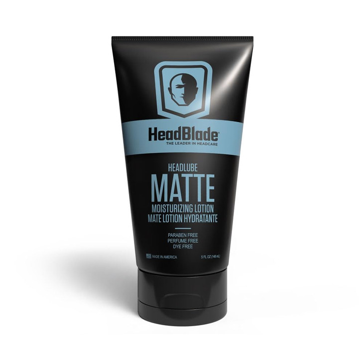 HeadBlade HeadLube Matte Moisturizer Lotion for Men 5 oz - Leaves Head Smooth and Grease-Free