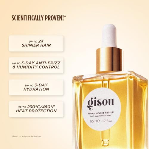 Gisou Honey Infused Hair Oil 1.7 Fl Oz
