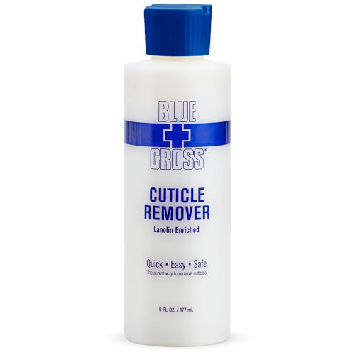 Cuticle Remover & Softener Liquid for Nails - Blue Cross Professional Nail Care with Lanolin