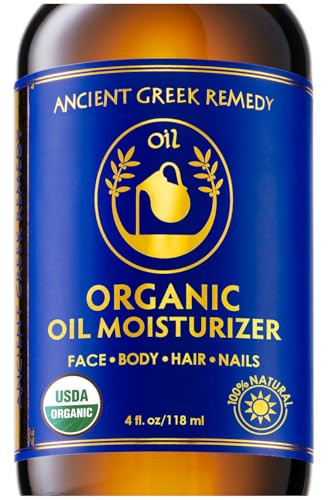 Ancient Greek Remedy Body Oil - Organic After Shower Face Oil & Body Moisturizer for Dry Skin