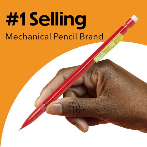 BIC Xtra Smooth Bright Edition Mechanical Pencils, 0.7 mm Medium Point, Bulk School Supplies for