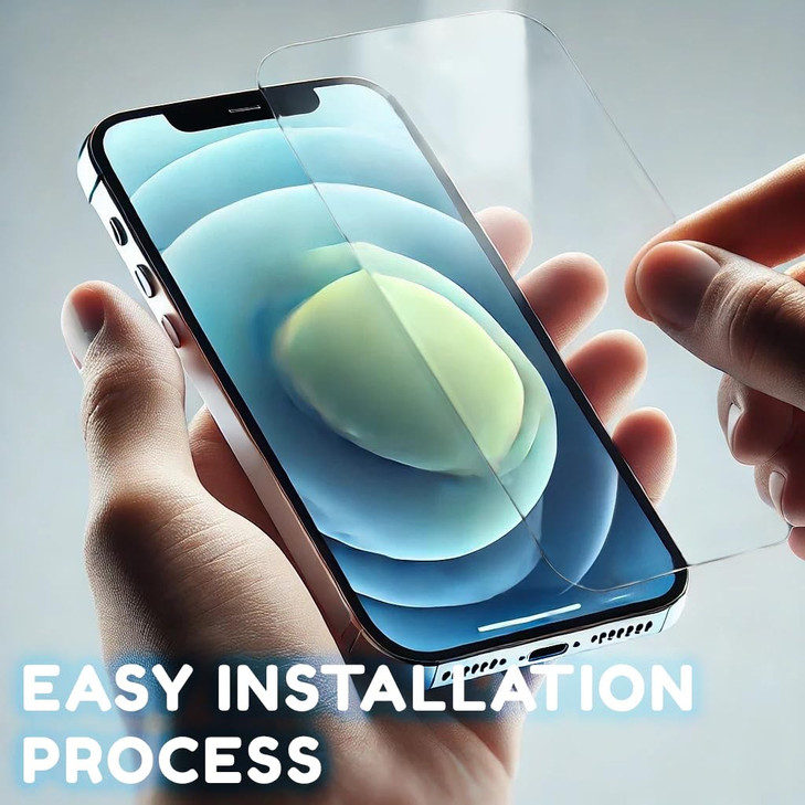 Screen Protector For iPhone 16 - 6.1 inch 3-Pack Tempered Glass Bubble-Free Installation 9H Hardness HD Clarity Anti-Scratch Touch Sensitive Case Fri